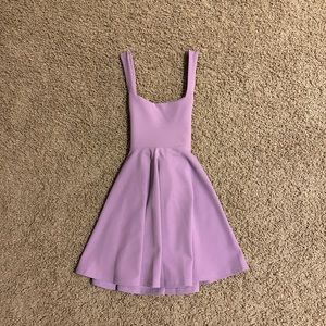 Purple homecoming dress
